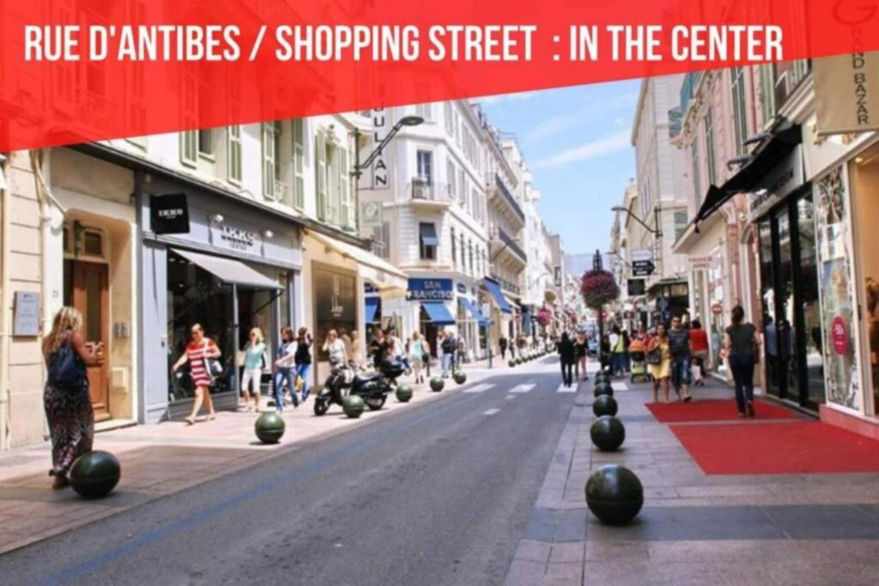Cocoon Center - Rue D'Antibes - 200M Plage- Clim - Wifi - Unique Κάννες Εξωτερικό φωτογραφία